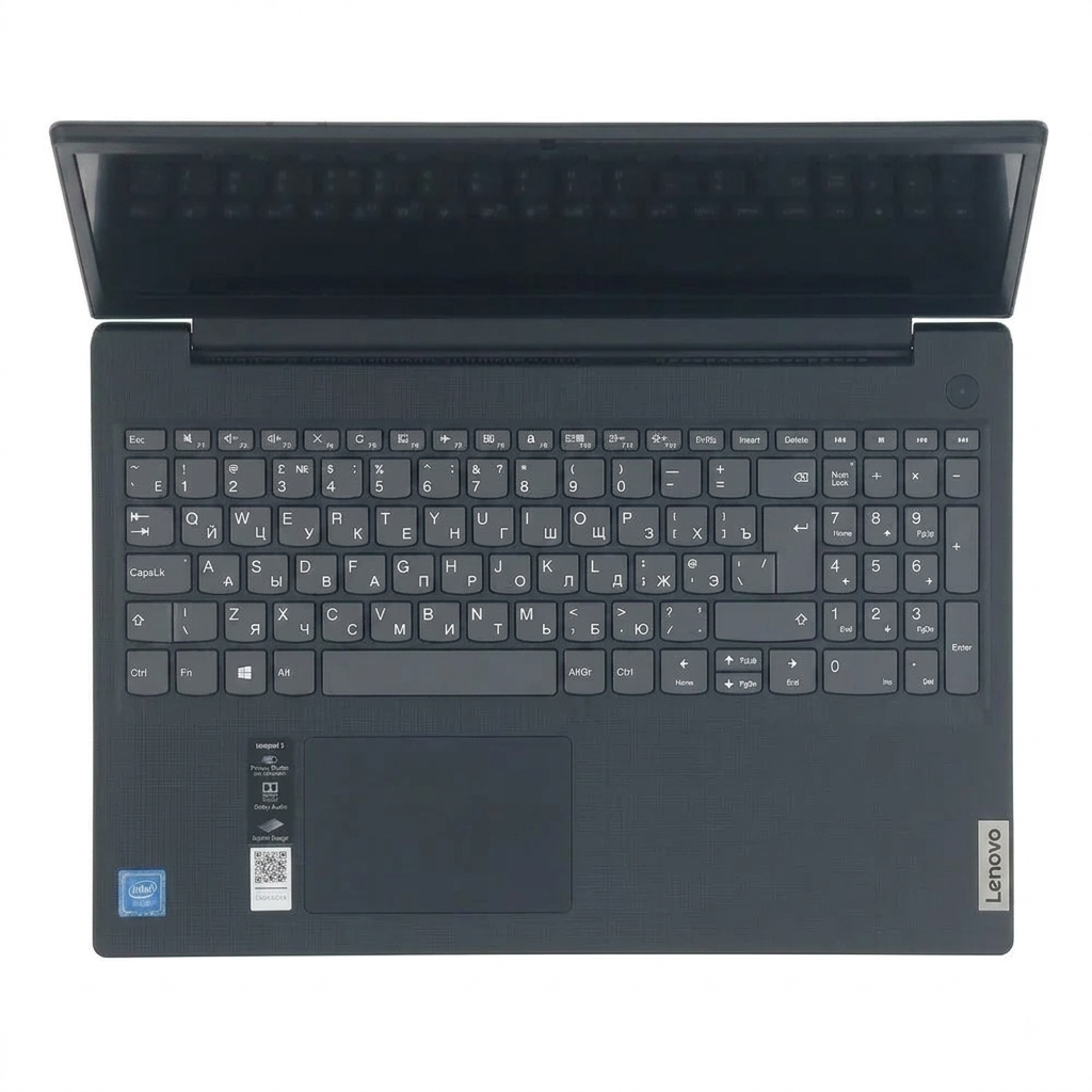 Lenovo Ноутбук 15", Intel Celeron N4500, RAM 4 ГБ, SSD 1000 ГБ, Intel UHD Graphics, Windows Pro, черный, Русская раскладка — изображение 4